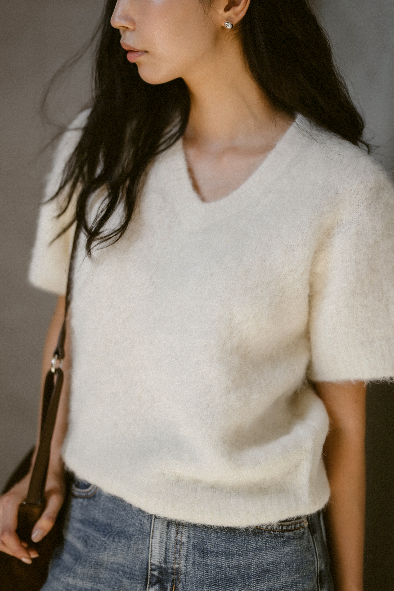 18620_Alpaca V-Neck Sweater