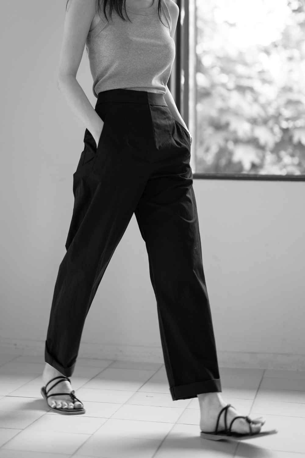 15590_Black High Waisted Trousers
