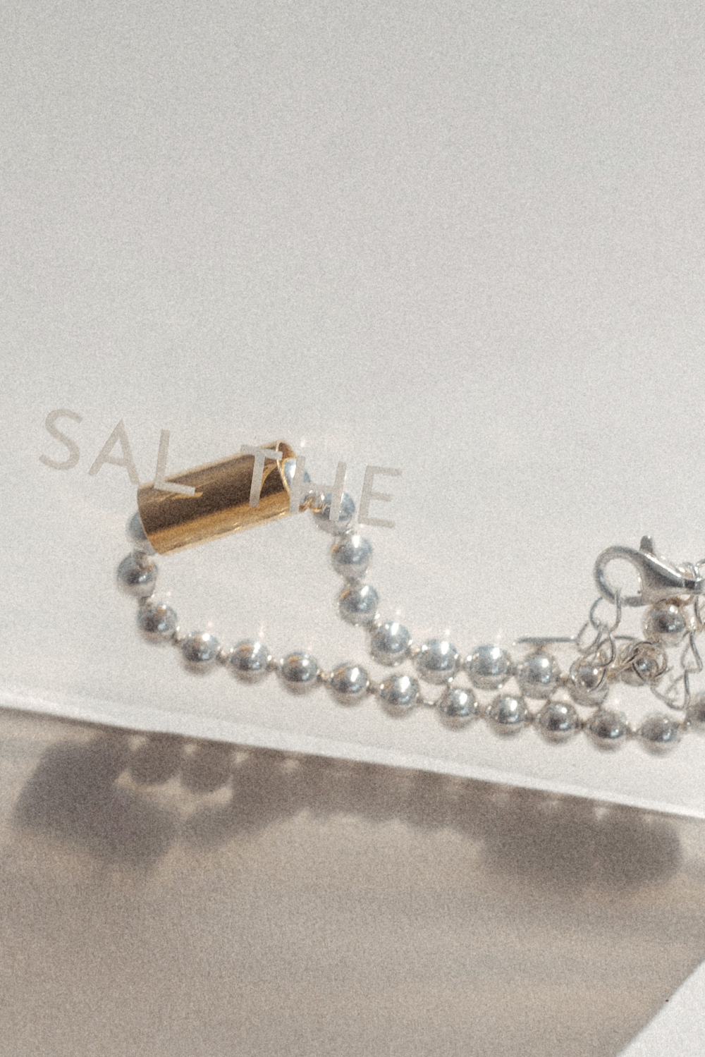 17606_Silver Ball Chain Bracelet [ New Season / 10% DC ] 3일 PM 5 마감