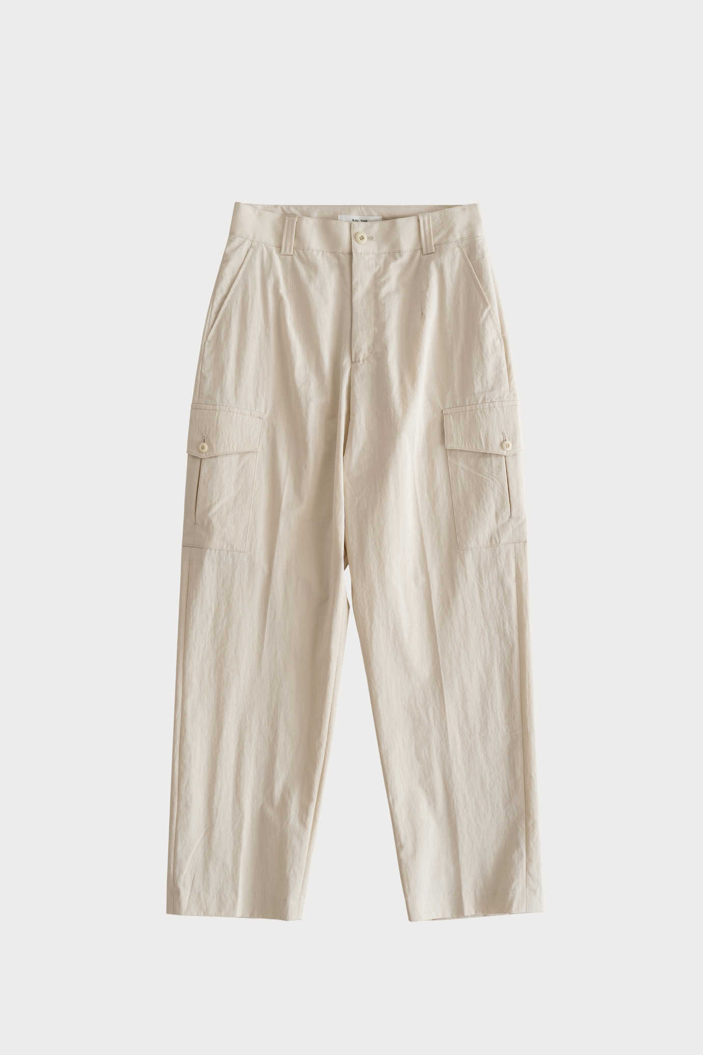 17815_Cream Cargo Pants